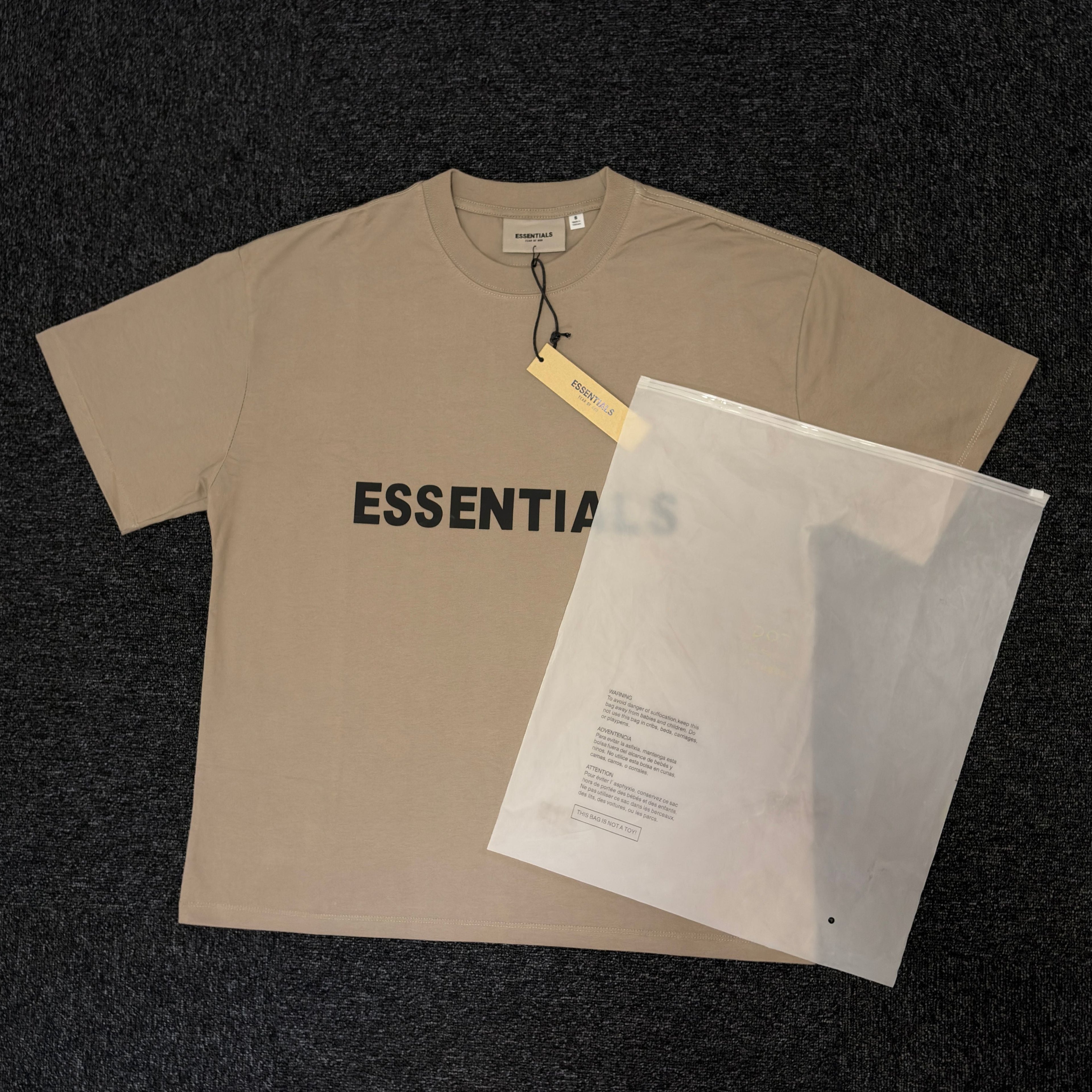 Essentials Khaki Graphic Tee