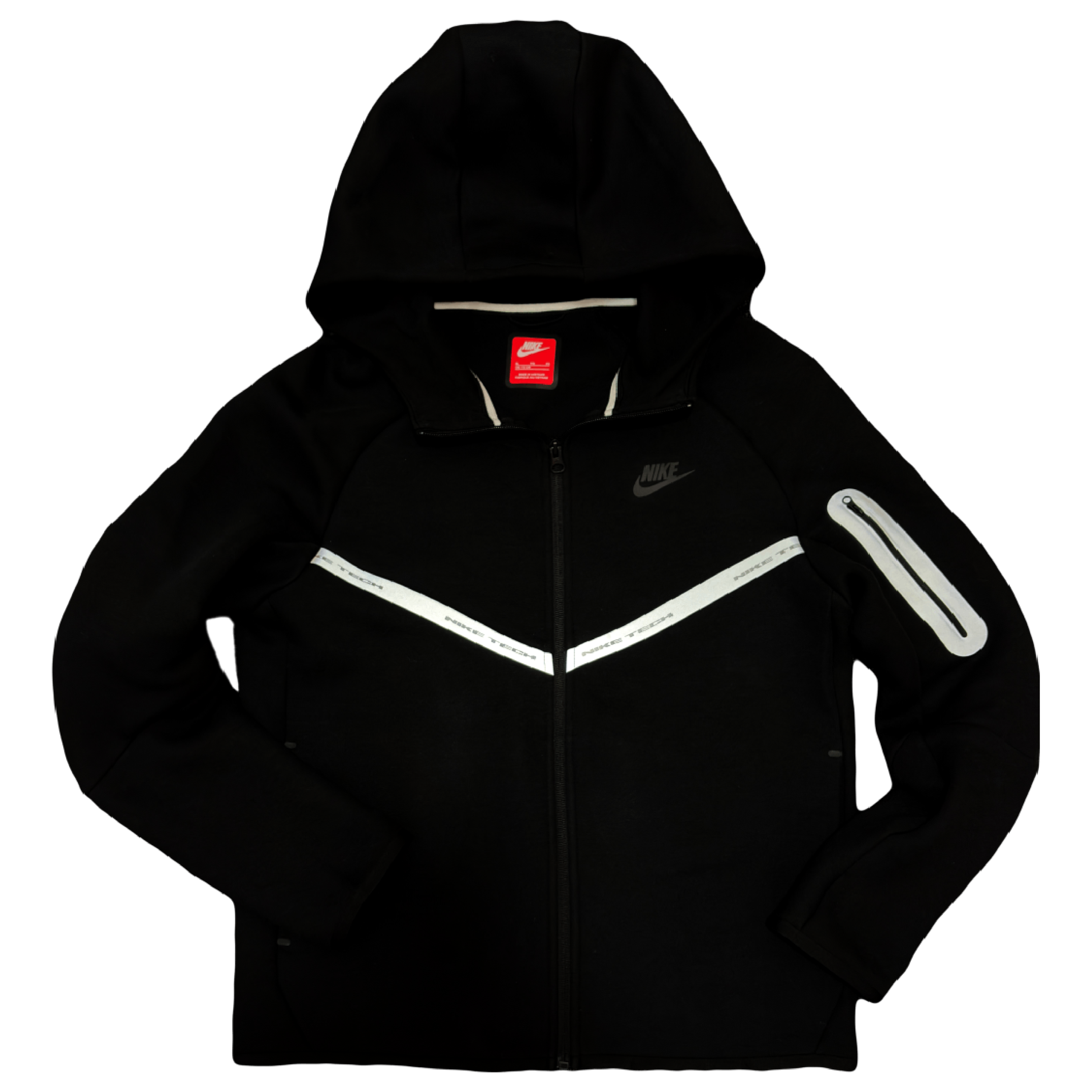Nike Sportswear Tech Fleece Black & White Reflective